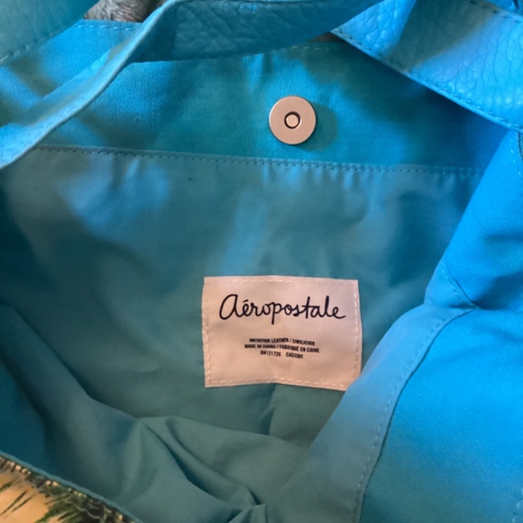 NEW Aeropostale Aero Floral Tote Bag Purse - Picture 6 of 6